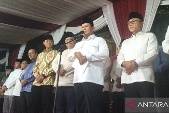 Resmi Menangkan Pemilu, Prabowo Subianto Ucapkan Terima Kasih kepada KPU