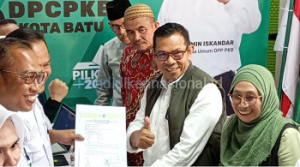 Nurochman Mendaftar Sebagai Calon Wali Kota Kota Batu