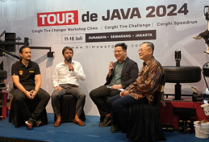 Perkenalkan Teknologi Mesin Bongkar Pasang Ban HPC X Corghi Gelar Tour de Java 2024